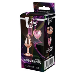 Dream Toys Gleaming Love Rose Gold Plug korek analny Small