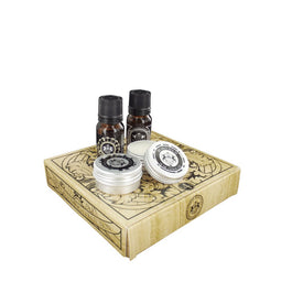 Dear Barber Mini Grooming Collection zestaw do pielęgnacji brody Beard Balm 15ml + Beard Oil 10ml + Moustache Wax 15ml + With Confidence 10ml