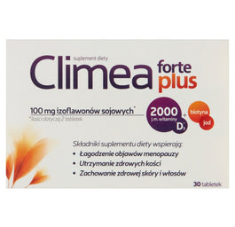 Climea Forte Plus suplement diety łagodzący objawy menopauzy 30 tabletek