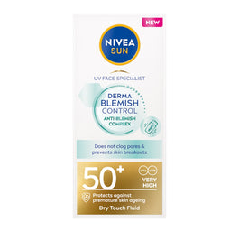 Nivea Sun Derma Blemish Control fluid do twarzy SPF50+ 40ml