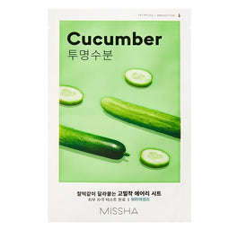 Missha Airy Fit Sheet Mask nawilżająca maseczka w płachcie z ekstraktem z ogórka Cucumber 19ml