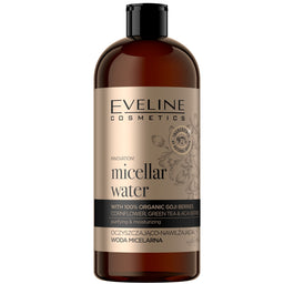 Eveline Cosmetics Organic Gold oczyszczająco-nawilżająca woda micelarna 500ml