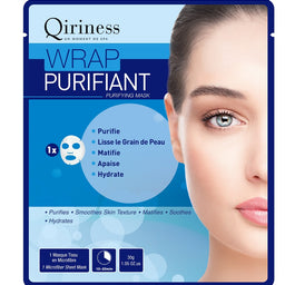 Qiriness Wrap Purifiant maska w płachcie oczyszczająca 30g