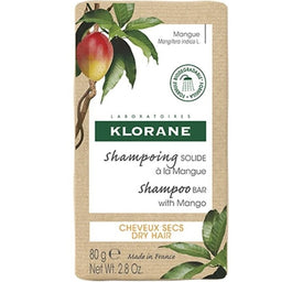 Klorane Shampoo Bar szampon w kostce do włosów suchych z mango 80g