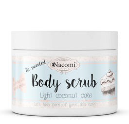 Nacomi Body Scrub peeling do ciała Lekki Kokosowy Tort 200g