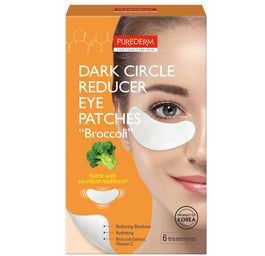 Purederm Dark Circle Reducer Eye Patches żelowe płatki pod oczy Brokuł 6szt.