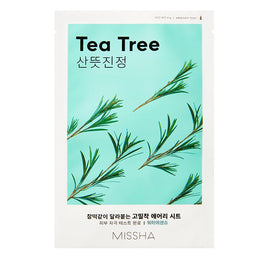 Missha Airy Fit Sheet Mask łagodząca maseczka w płachcie z ekstraktem z drzewa herbacianego Tea Tree 19ml