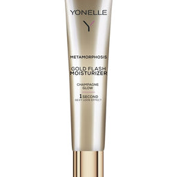 Yonelle Metamorphosis Gold Flash Moisturizer Champagne Glow rozświetlający nawilżacz ze złotymi drobinkami 25ml