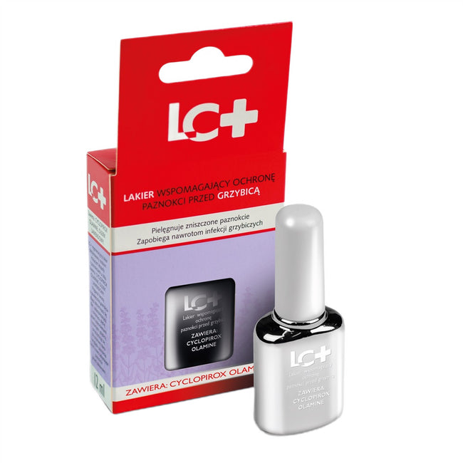 LC+ Lakier wspomagający ochronę paznokci przed grzybicą 12ml