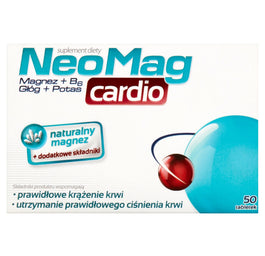 NeoMag Cardio suplement diety wspomagający prawidłowe krążenie krwi 50 tabletek