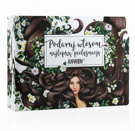 Anwen Podaruj Włosom Najlepszą Pielęgnację zestaw Hair Me More szampon do włosów 200ml + Nothing Sili maska do włosów 200ml + Happy Ends serum na końcówki 20ml