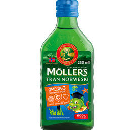 Möller's Tran Norweski suplement diety Owocowy 250ml