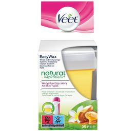 Veet Easy Wax Natural Inspirations wkład do elektrycznego systemu do depilacji ciepłym woskiem 50ml