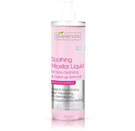 Bielenda Professional Soothing Micellar Liquid kojąco-łagodzący płyn micelarny do demakijażu i oczyszczania twarzy 500ml