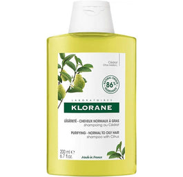 Klorane Purifying Shampoo oczyszczający szampon do włosów z ekstraktem z cytrusów 200ml