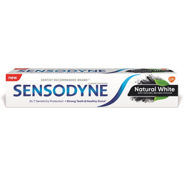 Sensodyne Natural White wybielająca pasta do zębów z węglem aktywnym 75ml