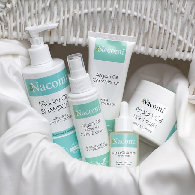 Nacomi Argan Oil Hair Mask maska do włosów z olejem arganowym i proteinami kaszmiru 200ml