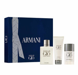 Giorgio Armani Acqua Di Gio Pour Homme zestaw woda toaletowa spray 100ml + dezodorant sztyft 75ml + balsam po goleniu 75ml