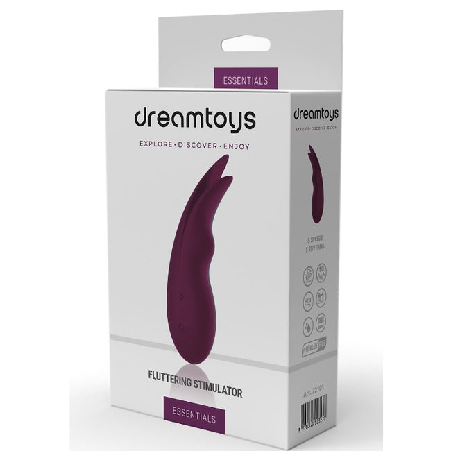 Dream Toys Essentials Fluttering Stimulator stymulator łechtaczki Purple