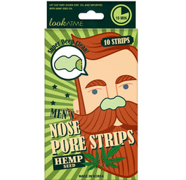 Look At Me Men’s Nose Pore Strips oczyszczające plastry na nos dla mężczyzn Hemp Seed 10szt.