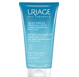 URIAGE Refreshing Make-Up Removing Jelly odświeżający żel do demakijażu z ekstraktem z organicznej szarotki alpejskiej 150ml