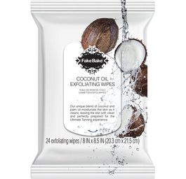 Fake Bake Coconut Oil Exfoliating Wipes chusteczki peelingujące 24szt.