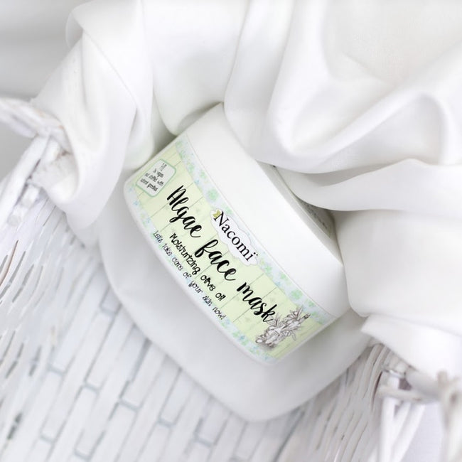 Nacomi Algae Face Mask Moisturizing Olive Oil intensywnie nawilżająca oliwkowa maska algowa 42g