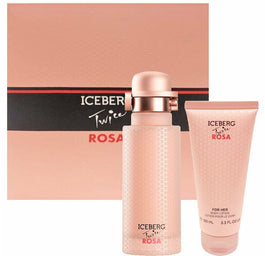 Iceberg Twice Rosa zestaw woda toaletowa spray 125ml + balsam do ciała 100ml