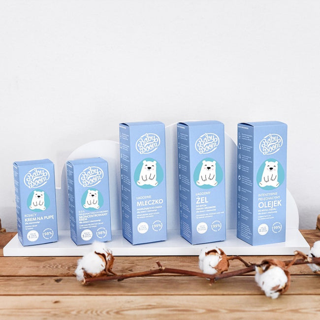 Baby Boom Intensywnie pielęgnacyjny olejek do mycia i kąpieli dla dzieci i niemowląt od 1 dnia życia 200ml