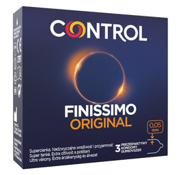 Control Finissimo Original bardzo cienkie prezerwatywy z naturalnego lateksu 3szt.