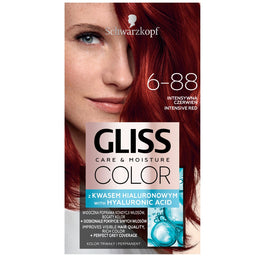 Gliss Color Care & Moisture farba do włosów 6-88 Intensywna Czerwień