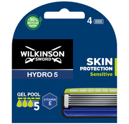 Wilkinson Hydro 5 Skin Protection Sensitive zapasowe ostrza do maszynki do golenia dla mężczyzn 4szt