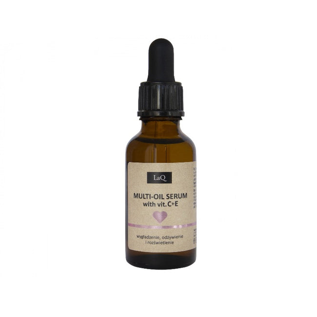 LaQ Multi-olejowe serum z witaminami C+E Kocica Piwonia 30ml