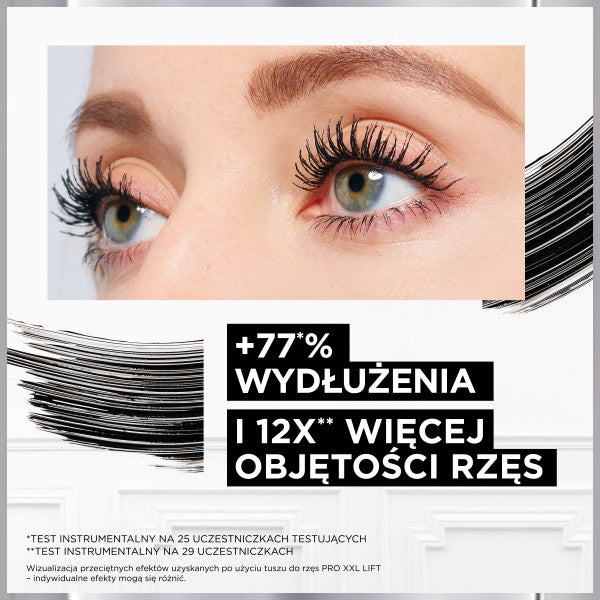 L'Oreal Paris Pro XXL Volume Mascara podwójny tusz do rzęs Black 12ml
