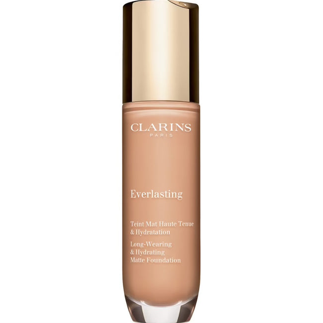 Clarins Everlasting Foundation nawilżający podkład matujący do twarzy 109 Wheat 30ml