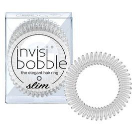 Invisibobble Slim gumki do włosów Crystal Clear 3szt