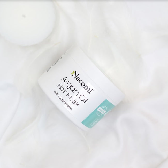 Nacomi Argan Oil Hair Mask maska do włosów z olejem arganowym i proteinami kaszmiru 200ml