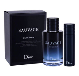 Dior Sauvage zestaw woda perfumowana spray 100ml + woda perfumowana spray 10ml