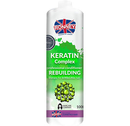 Ronney Keratin Complex Professional Conditioner Rebuilding odbudowująca odżywka do włosów suchych i łamliwych 1000ml