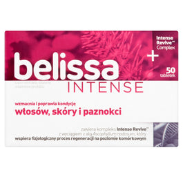 Belissa Intense suplement diety wzmacniający włosy skórę i paznokcie 50 tabletek