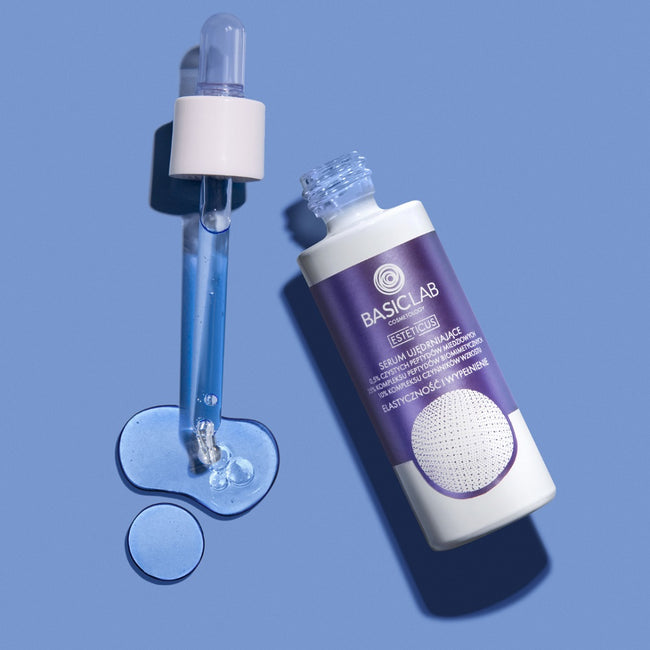 BasicLab Esteticus serum ujędrniające 0.5% czystych peptydów miedziowych Elastyczność i Wypełnienie 30ml