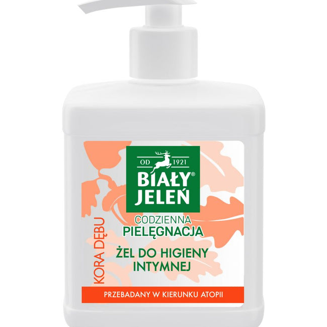 Biały Jeleń Hipoalergiczny żel do higieny intymnej z ekstraktem z kory dębu 500ml