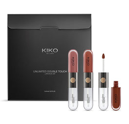 KIKO Milano Unlimited Double Touch Lipstick Kit zestaw dwuetapowych płynnych pomadek do ust 3x6ml