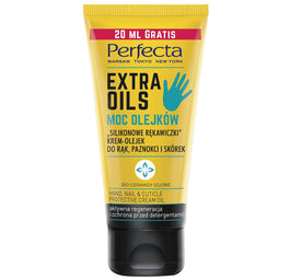 Perfecta Extra Oils Moc Olejków „Silikonowe Rękawiczki” krem-olejek do rąk paznokci i skórek 80ml