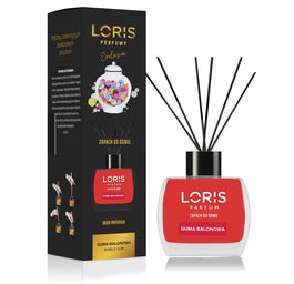 LORIS Reed Diffuser dyfuzor zapachowy z patyczkami Guma Balonowa 120ml