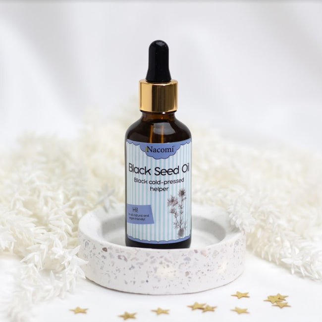 Nacomi Black Seed Oil olej z nasion czarnuszki z pipetą 50ml