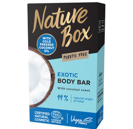 Nature Box Coconut Oil pielęgnująca kostka myjąca do ciała z olejem z kokosa 100g