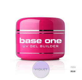 Silcare Gel Base One żel budujący do paznokci Violet 50g