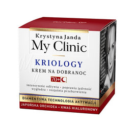 Janda My Clinic Kriology krem na dobranoc 70+ Japońska Orchidea & Kwas Hialuronowy 50ml