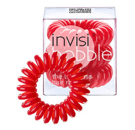 Invisibobble Traceless Hair Ring gumki do włosów Raspberry Red 3szt